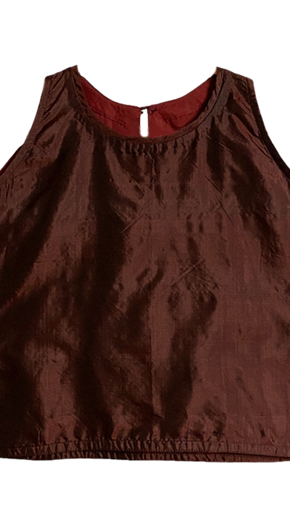 Bishnupuri Silk Sleeveless Top