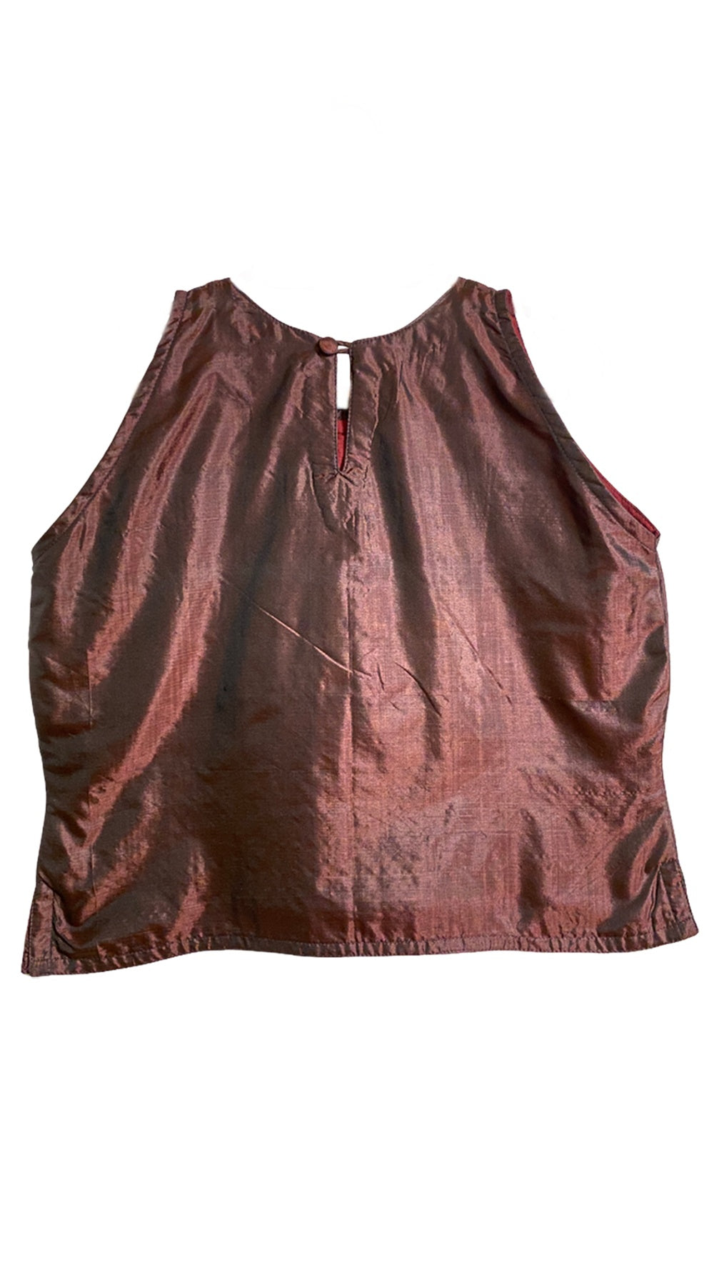Bishnupuri Silk Sleeveless Top