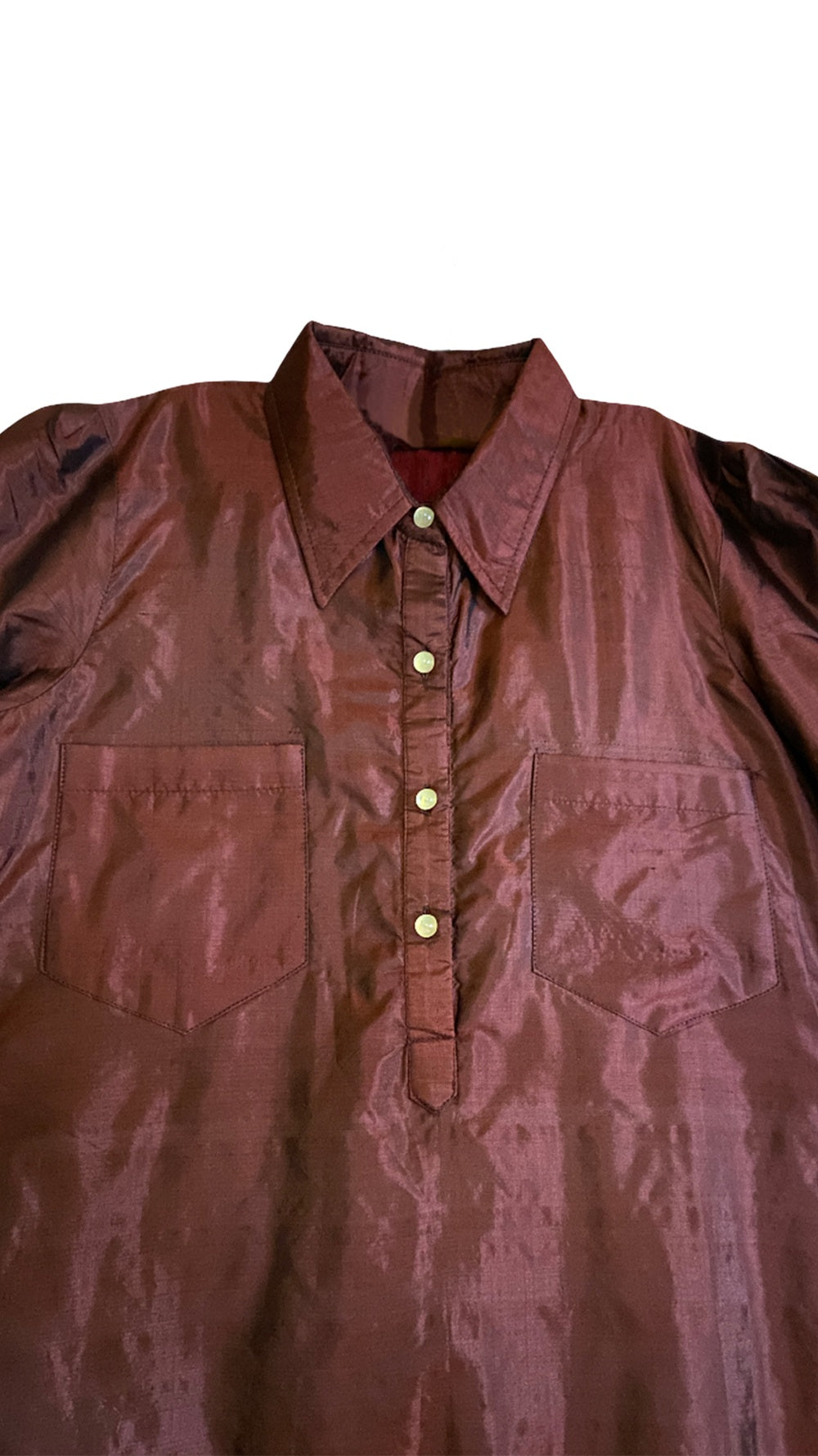Bishnupuri Silk Shirt Dress